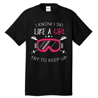 Winter 2018 Skiing Ski Sport Gift Tall T-Shirt