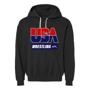 Wrestling 2024 Usa Team Garment-Dyed Fleece Hoodie