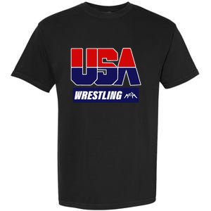 Wrestling 2024 Usa Team Garment-Dyed Heavyweight T-Shirt