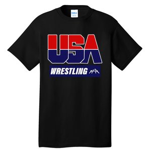 Wrestling 2024 Usa Team Tall T-Shirt