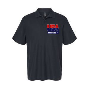 Wrestling 2024 Usa Team Softstyle Adult Sport Polo