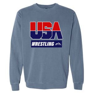 Wrestling 2024 Usa Team Garment-Dyed Sweatshirt