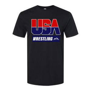 Wrestling 2024 Usa Team Softstyle CVC T-Shirt