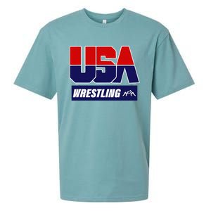 Wrestling 2024 Usa Team Sueded Cloud Jersey T-Shirt