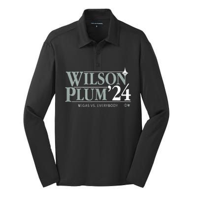 Wilsonplum 24 Silk Touch Performance Long Sleeve Polo