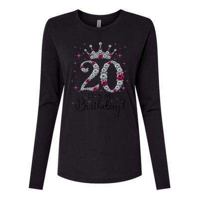 Wo 20 years old It's my Birthday Wo 20th Birthday Funny gift Womens Cotton Relaxed Long Sleeve T-Shirt