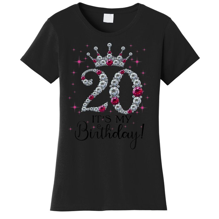 Wo 20 years old It's my Birthday Wo 20th Birthday Funny gift Women's T-Shirt