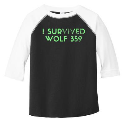 Wolf 359 Survived Funny Science Fiction Space Toddler Fine Jersey T-Shirt