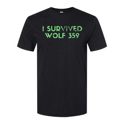 Wolf 359 Survived Funny Science Fiction Space Softstyle CVC T-Shirt