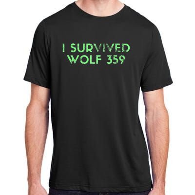 Wolf 359 Survived Funny Science Fiction Space Adult ChromaSoft Performance T-Shirt