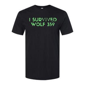 Wolf 359 Survived Funny Science Fiction Space Softstyle CVC T-Shirt