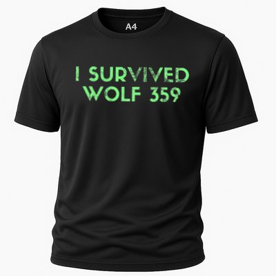 Wolf 359 Survived Funny Science Fiction Space Performance Shirt
