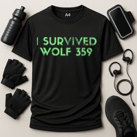 Wolf 359 Survived Funny Science Fiction Space Performance Shirt