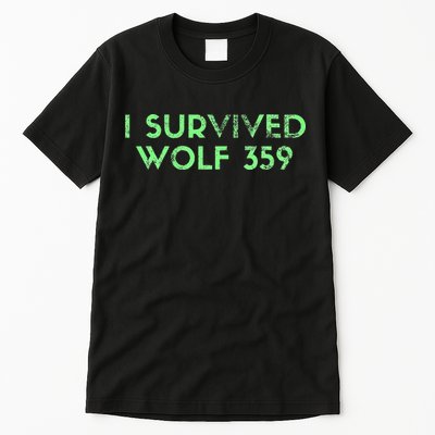 Wolf 359 Survived Funny Science Fiction Space Tall T-Shirt