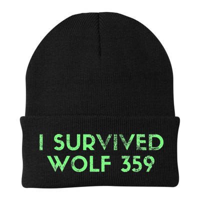 Wolf 359 Survived Funny Science Fiction Space Beanie