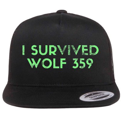 Wolf 359 Survived Funny Science Fiction Space Flatbill Hat