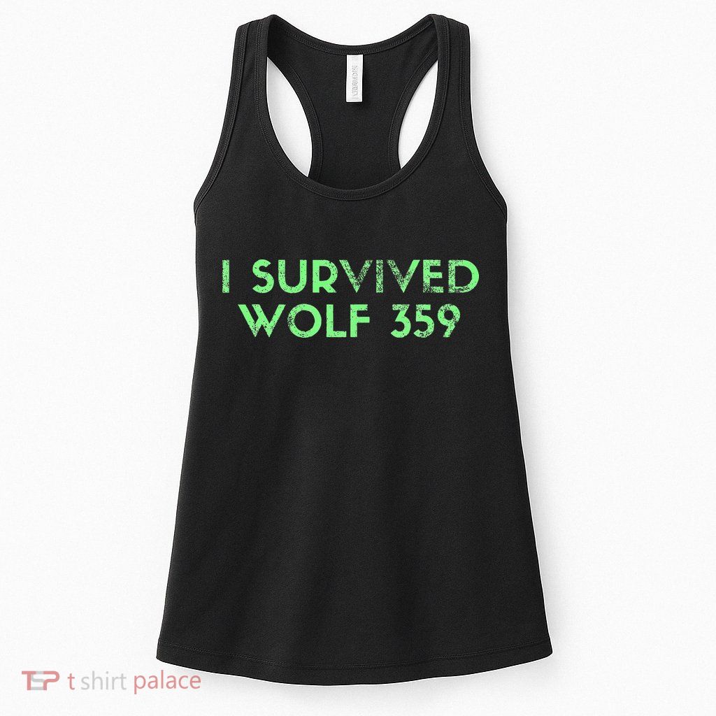 Wolf 359 Survived Funny Science Fiction Space Womens Tank Top