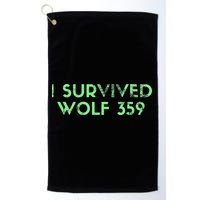 Wolf 359 Survived Funny Science Fiction Space Golf Towel