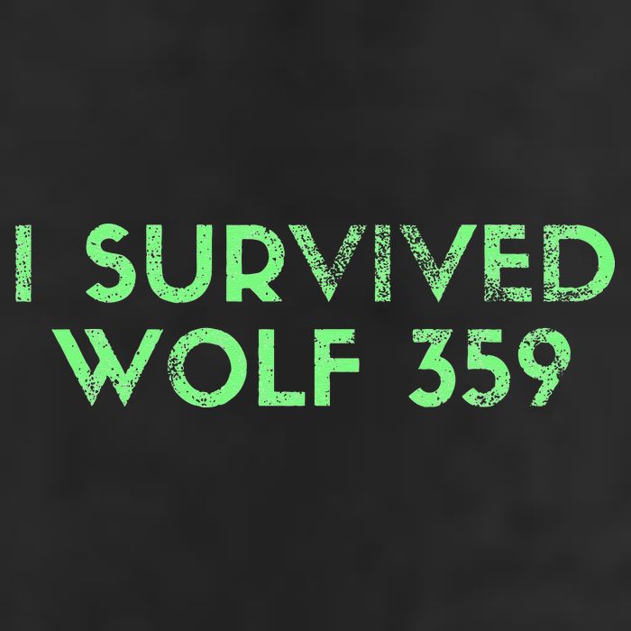 Wolf 359 Survived Funny Science Fiction Space Golf Towel