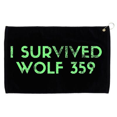 Wolf 359 Survived Funny Science Fiction Space Grommeted Golf Towel