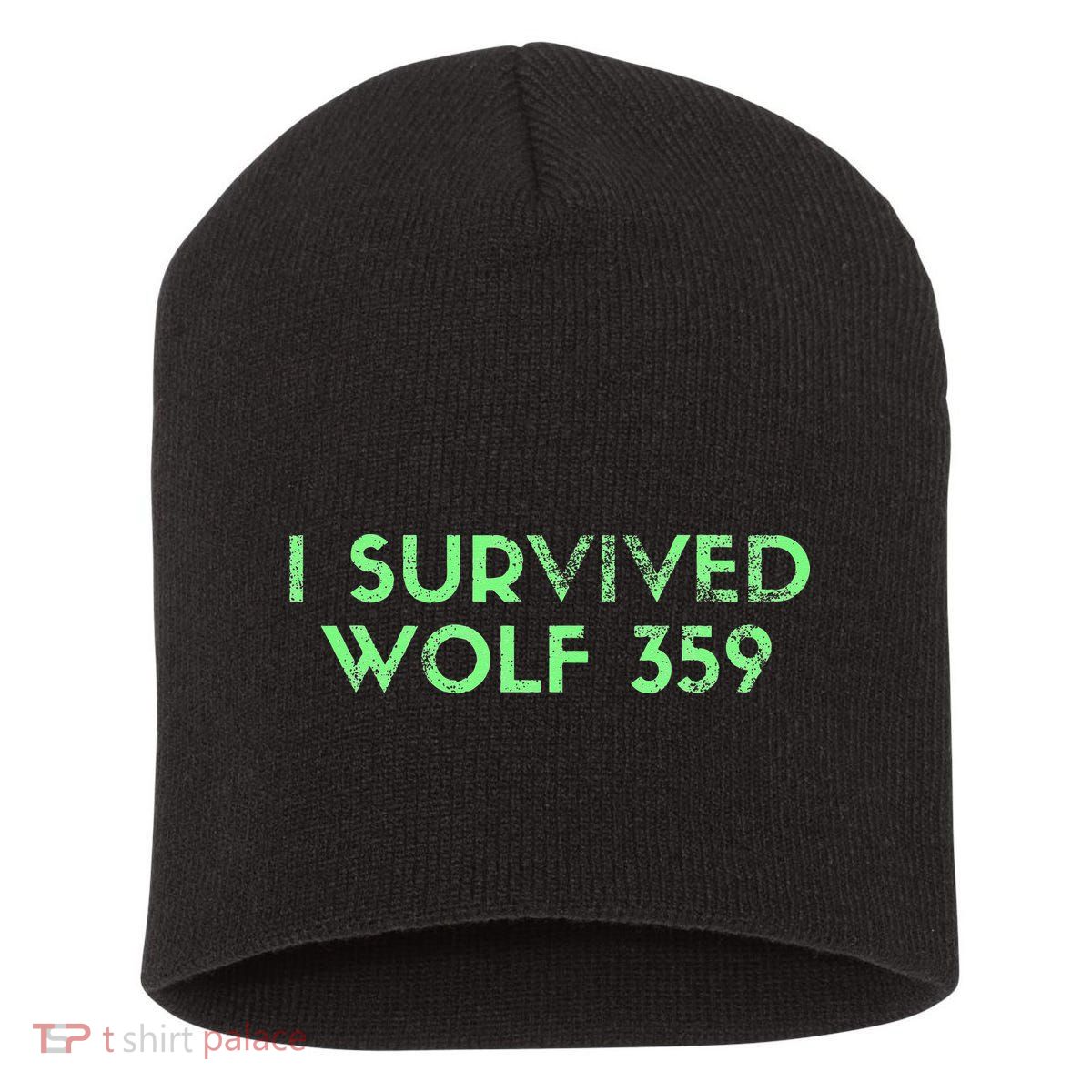 Wolf 359 Survived Funny Science Fiction Space Short Acrylic Beanie