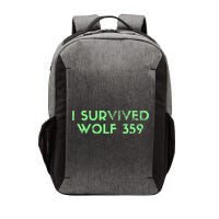 Wolf 359 Survived Funny Science Fiction Space Vector Backpack