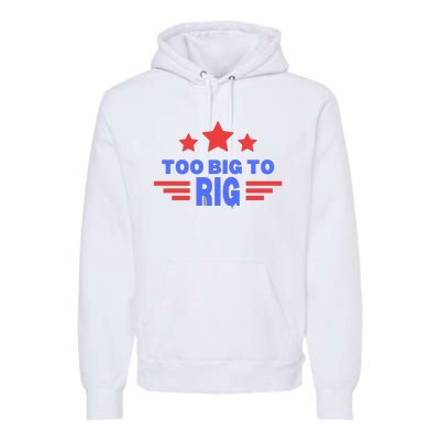 With 3 Stars Long Sleeve Premium Hoodie