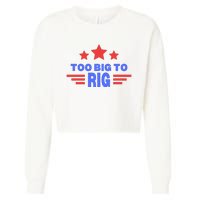 With 3 Stars Long Sleeve Cropped Pullover Crew