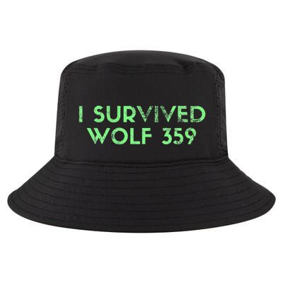 Wolf 359 Survived Funny Science Fiction Space Cool Comfort Performance Bucket Hat