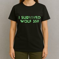 Wolf 359 Survived Funny Science Fiction Space T-Shirt