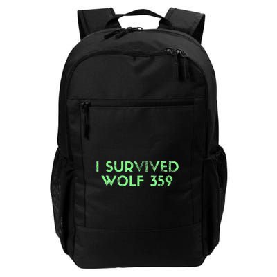 Wolf 359 Survived Funny Science Fiction Space Backpack