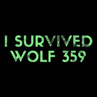 Wolf 359 Survived Funny Science Fiction Space Button