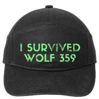 Wolf 359 Survived Funny Science Fiction Space 7-Panel Snapback Hat