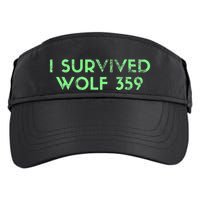 Wolf 359 Survived Funny Science Fiction Space Adult Drive Performance Visor