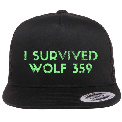 Wolf 359 Survived Funny Science Fiction Space Flatbill Hat