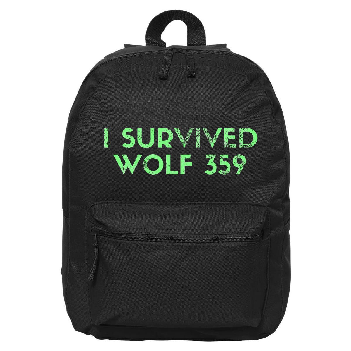 Wolf 359 Survived Funny Science Fiction Space 16 in Basic Backpack