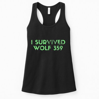 Wolf 359 Survived Funny Science Fiction Space Womens Tank Top