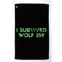 Wolf 359 Survived Funny Science Fiction Space Golf Towel
