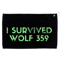 Wolf 359 Survived Funny Science Fiction Space Grommeted Golf Towel
