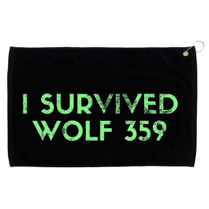 Wolf 359 Survived Funny Science Fiction Space Grommeted Golf Towel