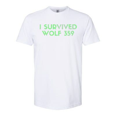 Wolf 359 Survived Funny Science Fiction Space Softstyle® CVC T-Shirt