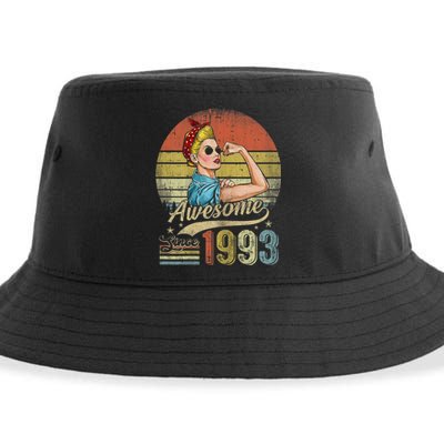 Wom.e.ns 30 Year Old Awesome Since 1993 30th Birthday Gifts Wom.e.n Sustainable Bucket Hat