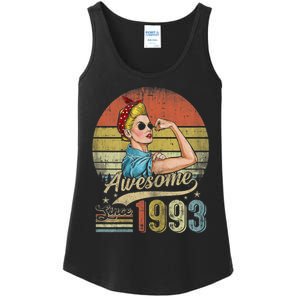 Wom.e.ns 30 Year Old Awesome Since 1993 30th Birthday Gifts Wom.e.n Ladies Essential Tank