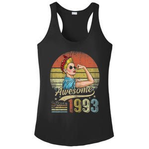 Wom.e.ns 30 Year Old Awesome Since 1993 30th Birthday Gifts Wom.e.n Ladies PosiCharge Competitor Racerback Tank