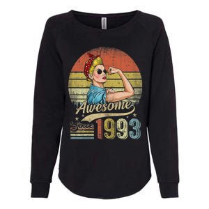 Wom.e.ns 30 Year Old Awesome Since 1993 30th Birthday Gifts Wom.e.n Womens California Wash Sweatshirt