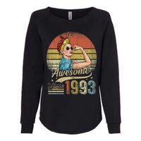 Wom.e.ns 30 Year Old Awesome Since 1993 30th Birthday Gifts Wom.e.n Womens California Wash Sweatshirt