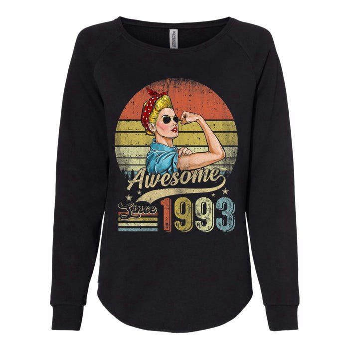 Wom.e.ns 30 Year Old Awesome Since 1993 30th Birthday Gifts Wom.e.n Womens California Wash Sweatshirt