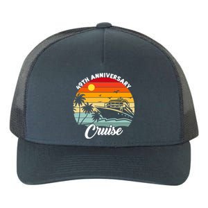 Wedding 49th Anniversary Cruise Trip Husband Wife Couple Yupoong Adult 5-Panel Trucker Hat