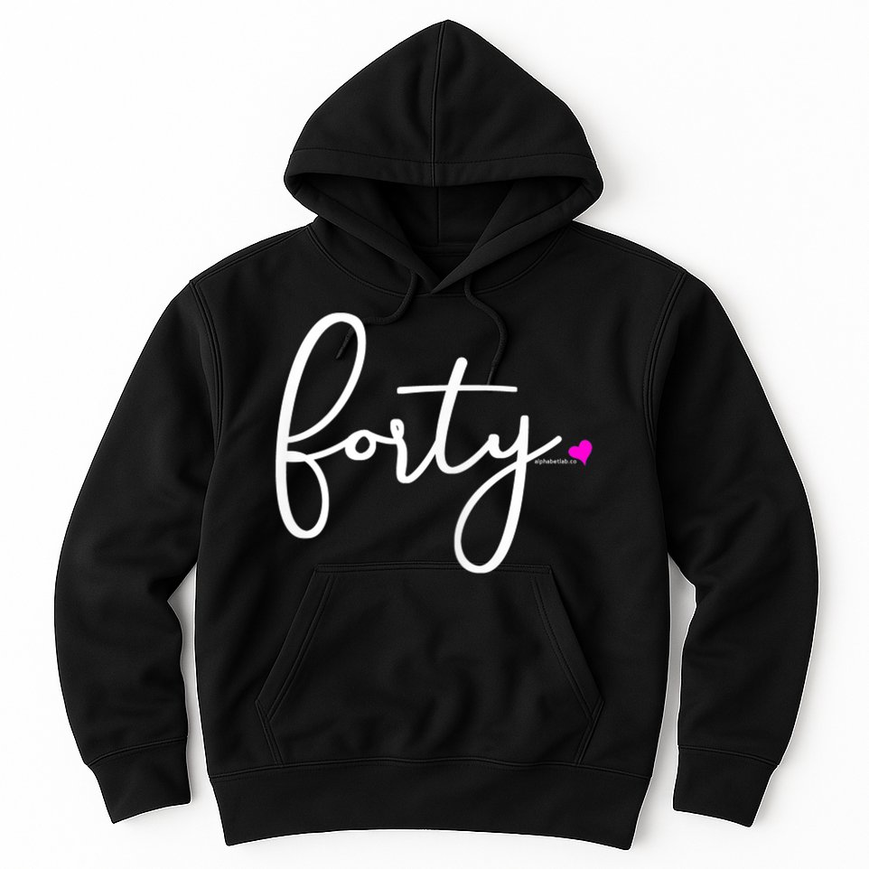 Wom.e.ns 40th Birthday Gift Ideas for Her Wom.e.n  Party Forty Hoodie
