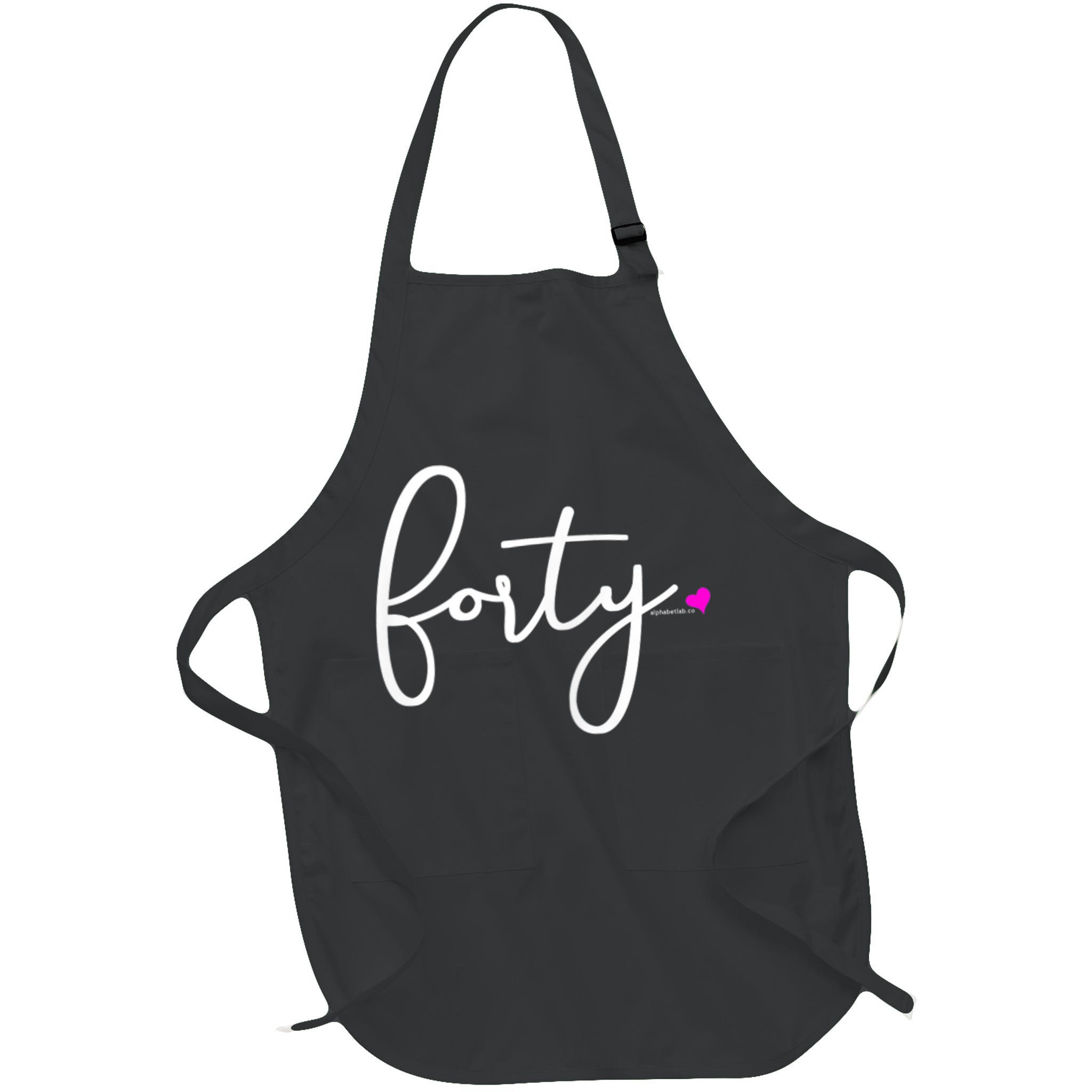 Wom.e.ns 40th Birthday Gift Ideas for Her Wom.e.n  Party Forty Apron